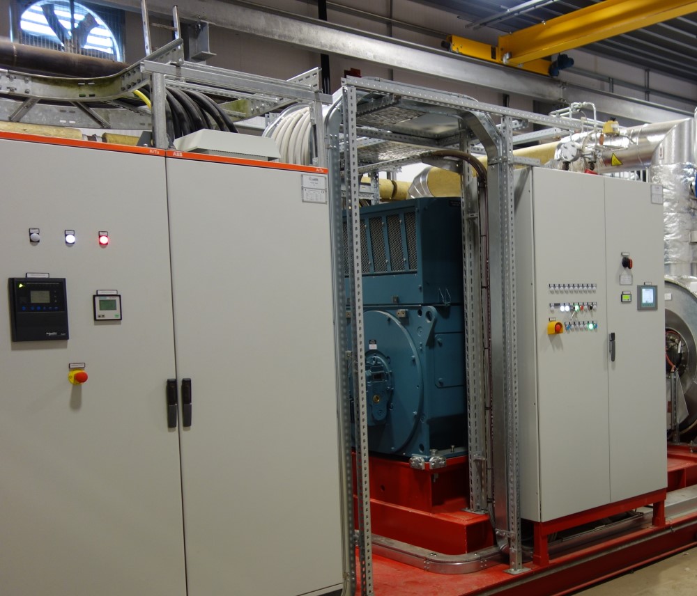 Biomass steam driven CHP. Image courtesy of NFU Energy.